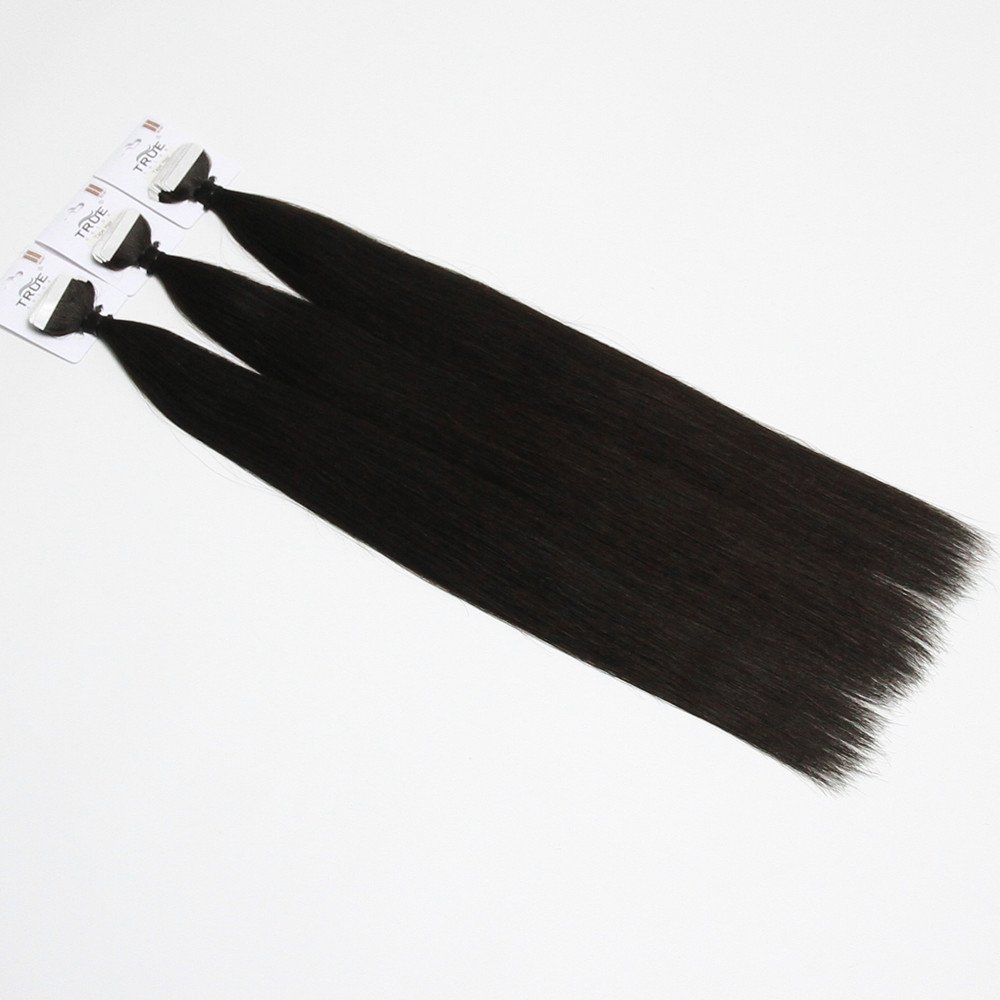 Natural Tape In Hair Extensions 1B#