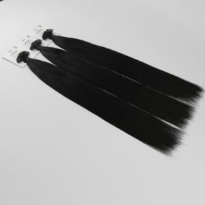 Premium Flat Tip Human Hair Extensions 1#