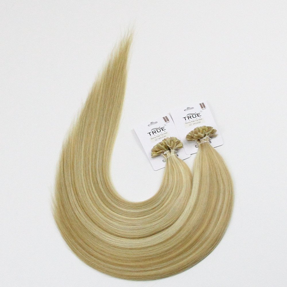 Wholesale Flat Tip Human Hair Extensions P14/60 - Image 2