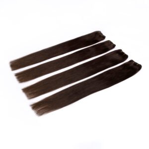 Remy Weft Human Hair Extensions color:3#