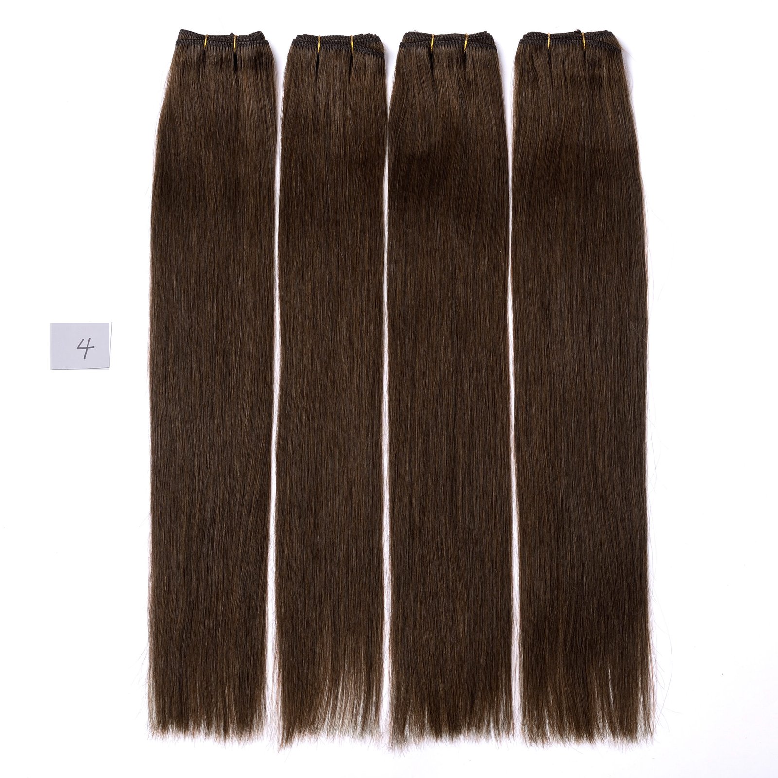 Seamless Weft Hair Extensions color:4#